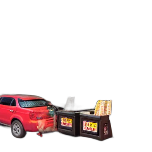 car, furniture, 3d render, concept art transparent PNG cut-out