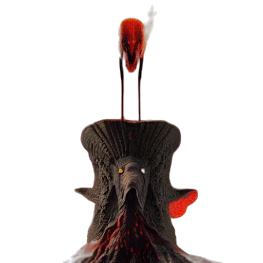 crown, hat, mask, staff transparent PNG cut-out