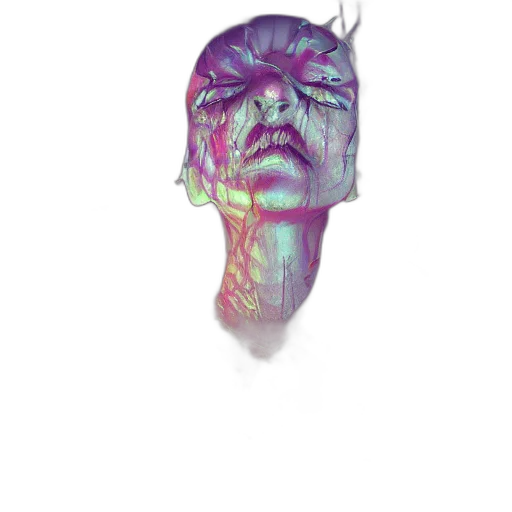 face, mask, creature, crown transparent PNG cut-out