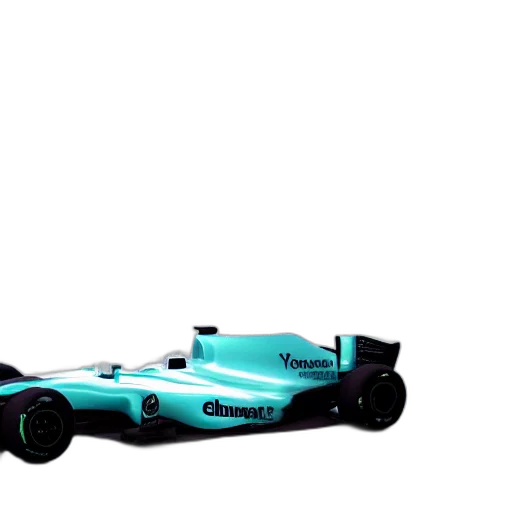 car, concept art, 3d render, blue transparent PNG cut-out