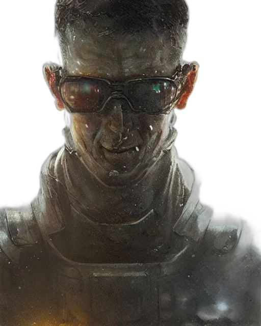 face, mask, robot, staff transparent PNG cut-out