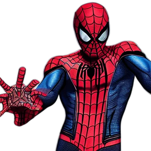 comic book art, concept art, 3d render, spider transparent PNG cut-out