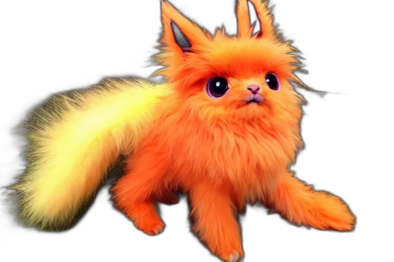 creature, animal, hair, dragon transparent PNG cut-out