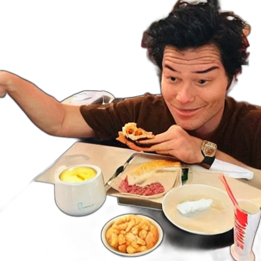 food, photorealistic, famous, hollywood transparent PNG cut-out