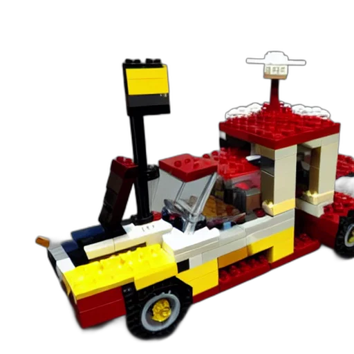 car, robot, weapon, 3d render transparent PNG cut-out