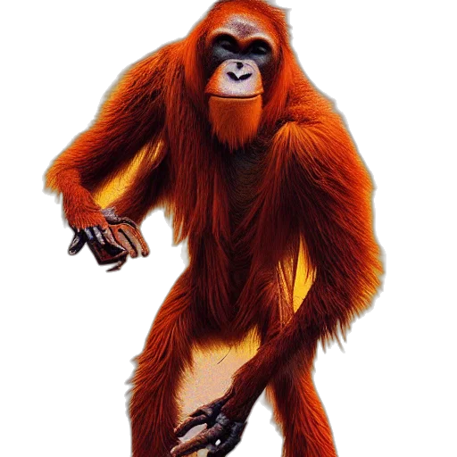 animal, creature, staff, jacket transparent PNG cut-out