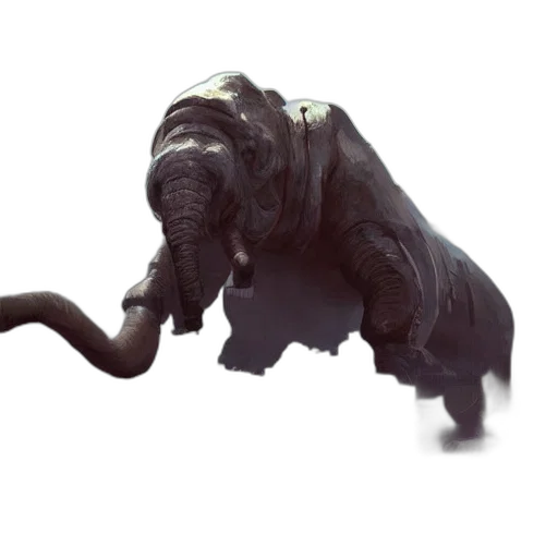 animal, creature, staff, weapon transparent PNG cut-out