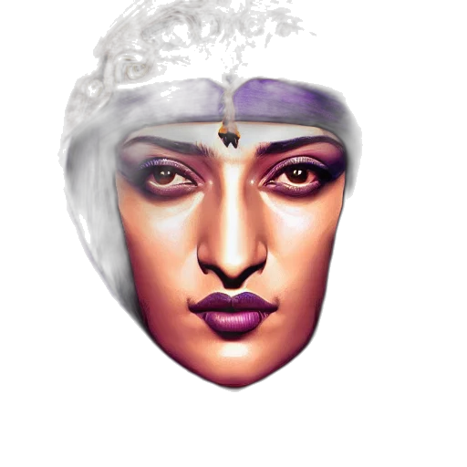 face, mask, crown, jewelry transparent PNG cut-out