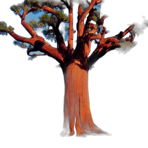 tree, crown, staff, animal transparent PNG cut-out
