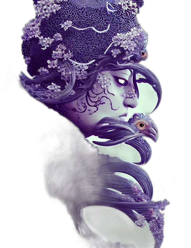 crown, mask, hat, creature transparent PNG cut-out