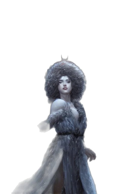 hat, creature, hair, staff transparent PNG cut-out