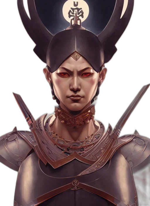 face, staff, crown, jewelry transparent PNG cut-out