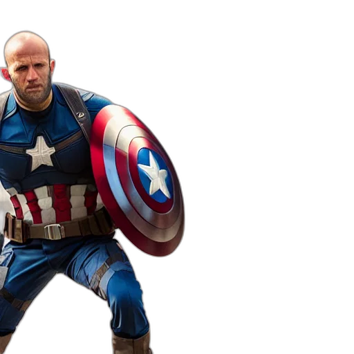 comic book art, concept art, jason, statham transparent PNG cut-out