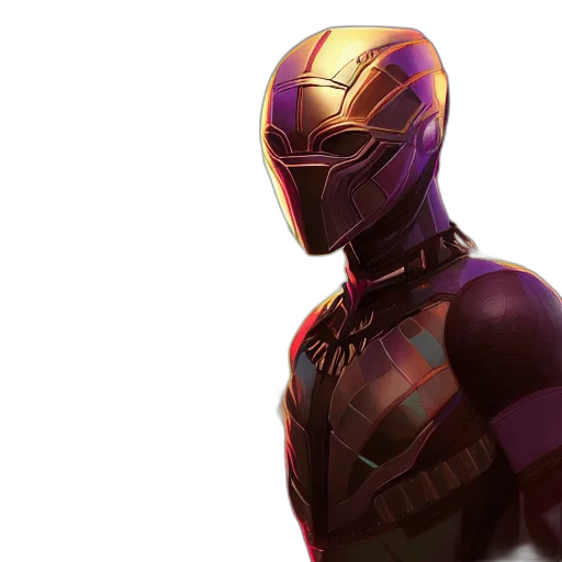 mask, robot, concept art, comic book art transparent PNG cut-out