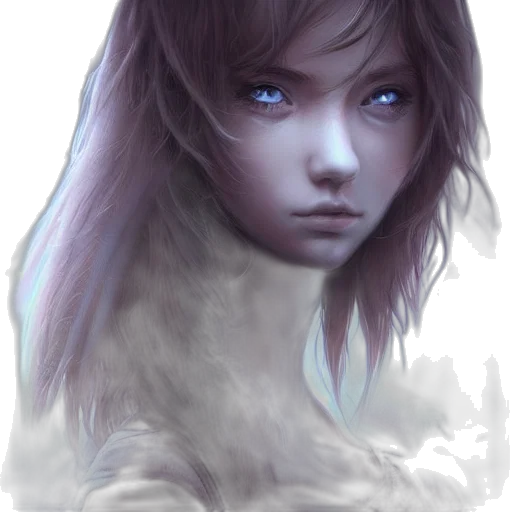 face, creature, dragon, hair transparent PNG cut-out