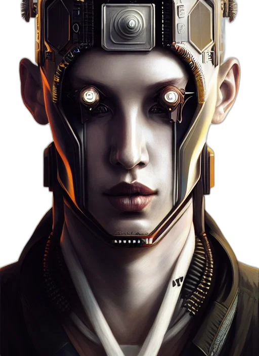 robot, mask, face, jewelry transparent PNG cut-out