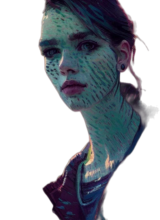 face, dragon, robot, creature transparent PNG cut-out