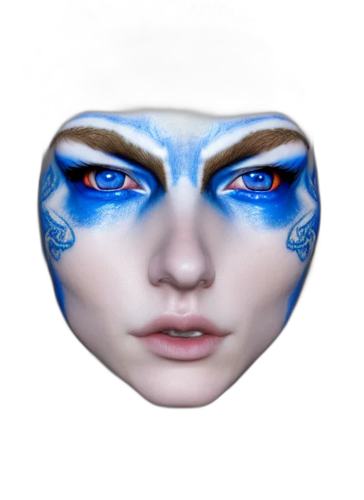 mask, face, jewelry, fantasy art transparent PNG cut-out