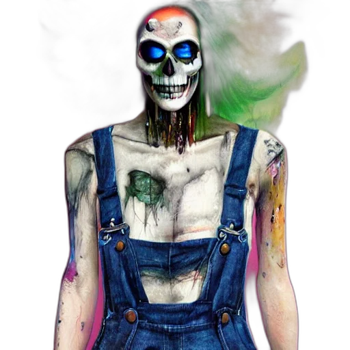 mask, face, concept art, watercolor transparent PNG cut-out