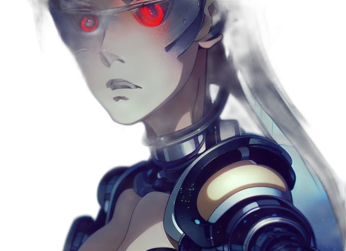 robot, face, weapon, mask transparent PNG cut-out