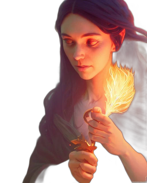 dragon, sword, staff, weapon transparent PNG cut-out