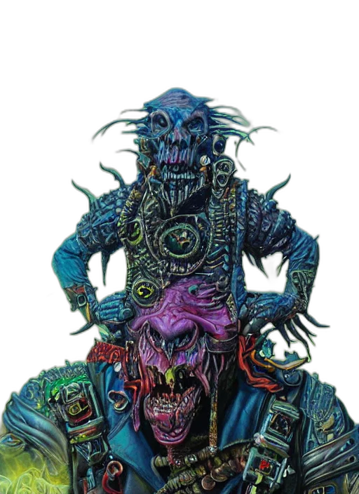 creature, face, mask, staff transparent PNG cut-out
