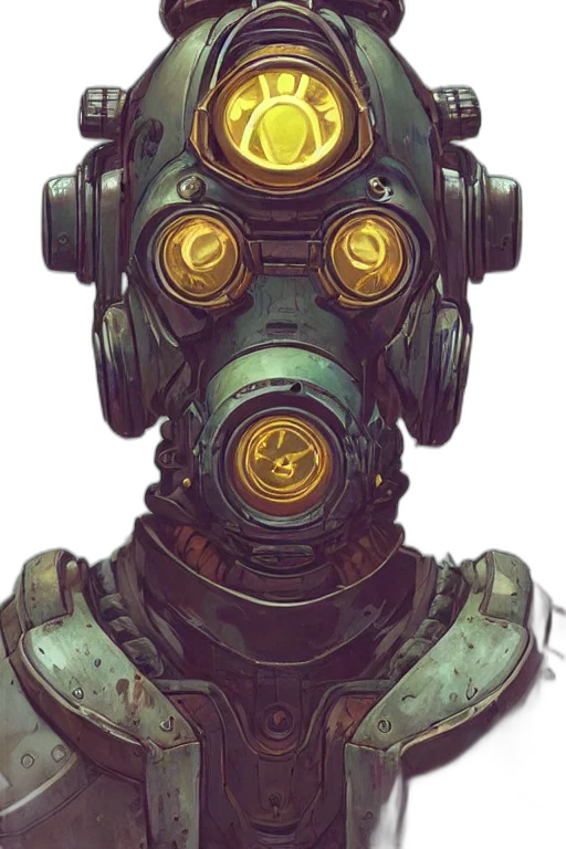 robot, mask, face, weapon transparent PNG cut-out