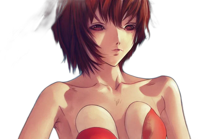 dress, anime, photorealistic, fantasy art transparent PNG cut-out