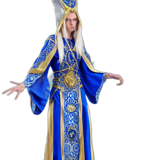 staff, dress, dragon, concept art transparent PNG cut-out
