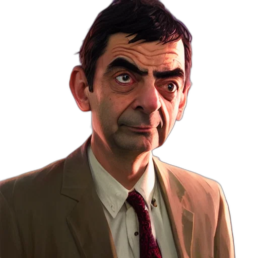 face, staff, jacket, robot transparent PNG cut-out