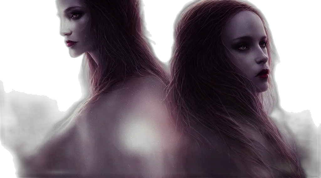 hair, fantasy art, concept art, photorealistic transparent PNG cut-out