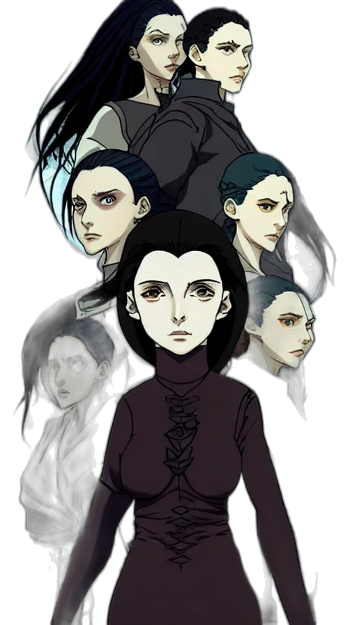 face, mask, staff, concept art transparent PNG cut-out