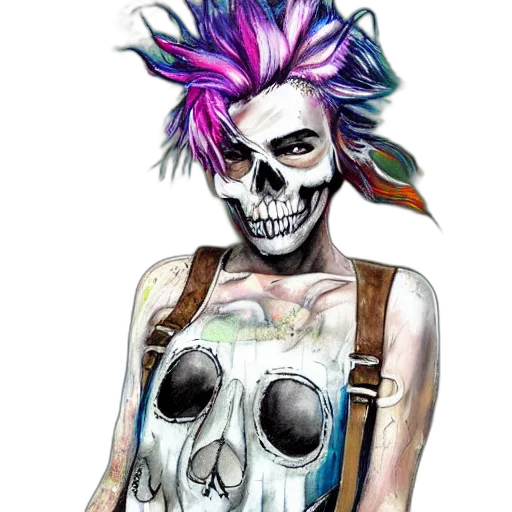 mask, jacket, creature, face transparent PNG cut-out