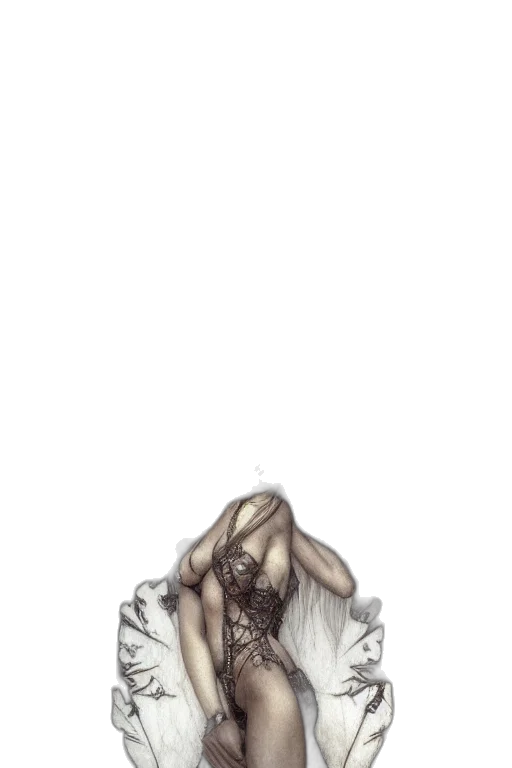 dress, creature, mask, face transparent PNG cut-out