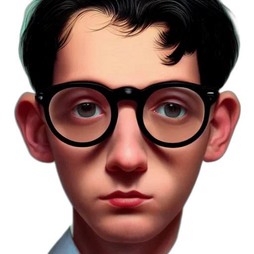 face, staff, photorealistic, cartoon transparent PNG cut-out