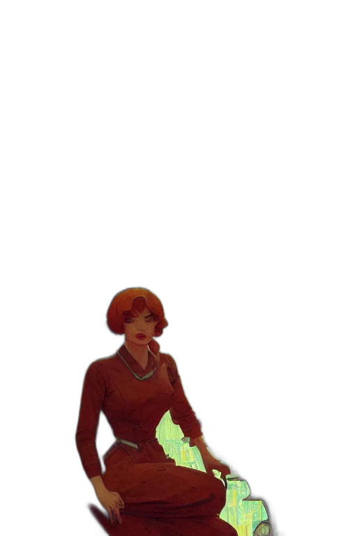 staff, dress, creature, robot transparent PNG cut-out
