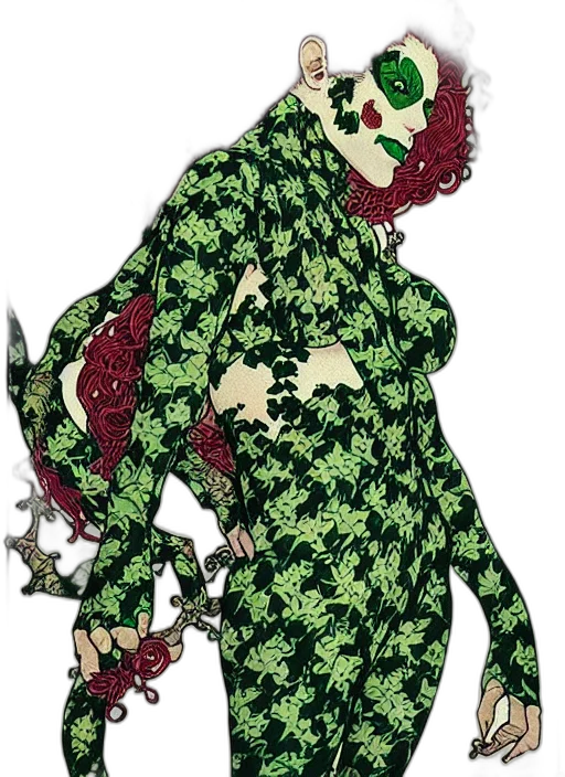staff, creature, mask, jacket transparent PNG cut-out