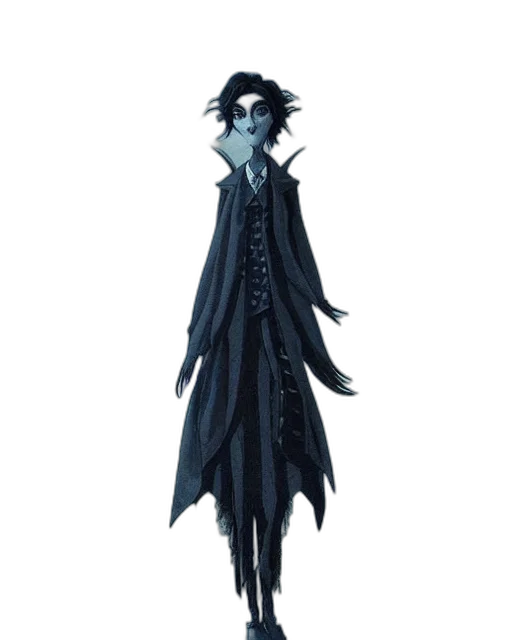 staff, jacket, creature, dress transparent PNG cut-out