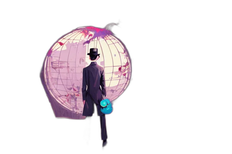 umbrella, hat, concept art, watercolor transparent PNG cut-out