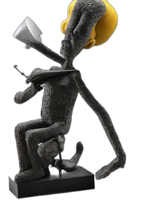 staff, robot, hat, shoes transparent PNG cut-out