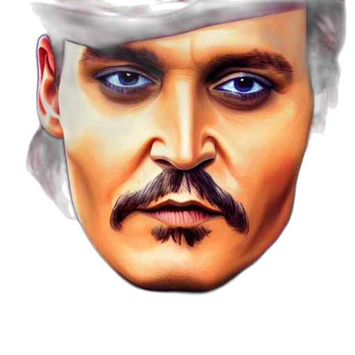 face, mask, hat, photorealistic transparent PNG cut-out