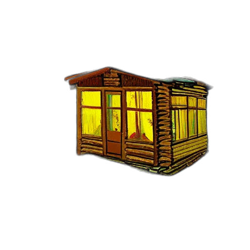furniture, building, 3d render, concept art transparent PNG cut-out