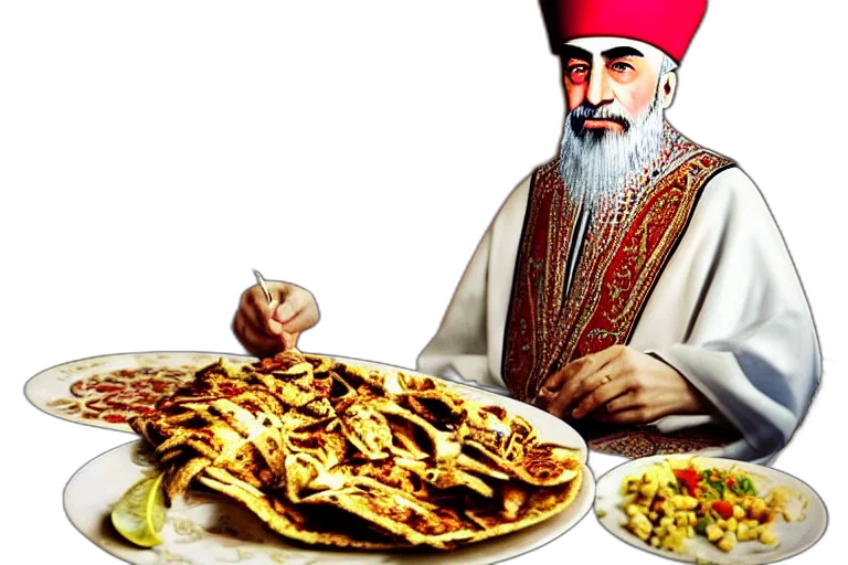 food, photorealistic, sultan, mehmet transparent PNG cut-out