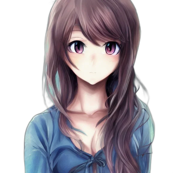 face, dress, hair, robot transparent PNG cut-out