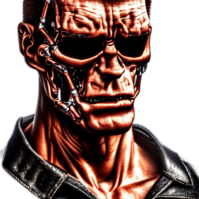 robot, face, mask, jacket transparent PNG cut-out