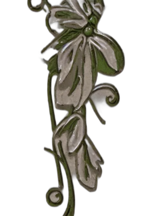 flower, staff, crown, jewelry transparent PNG cut-out