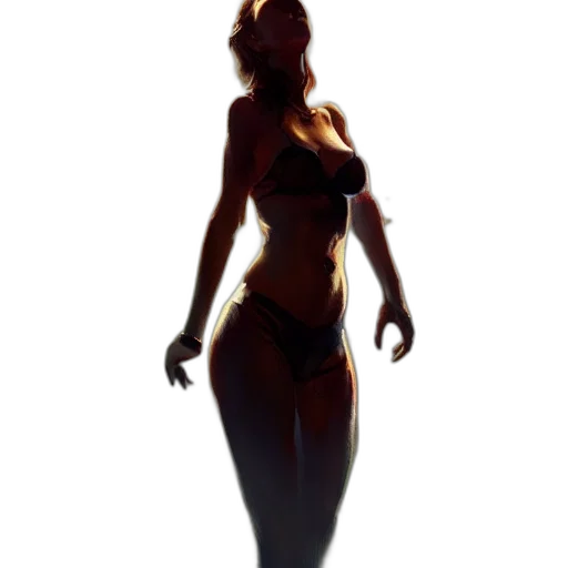 dress, robot, staff, creature transparent PNG cut-out