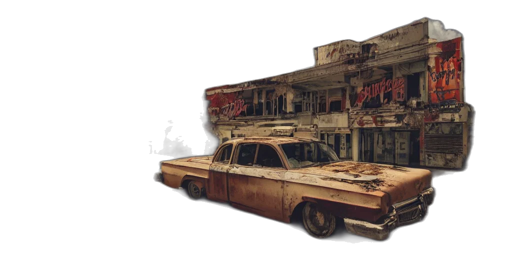car, weapon, furniture, building transparent PNG cut-out