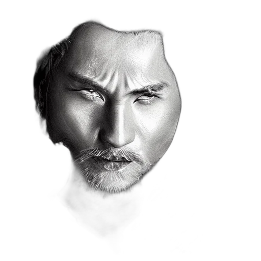 face, mask, creature, hair transparent PNG cut-out