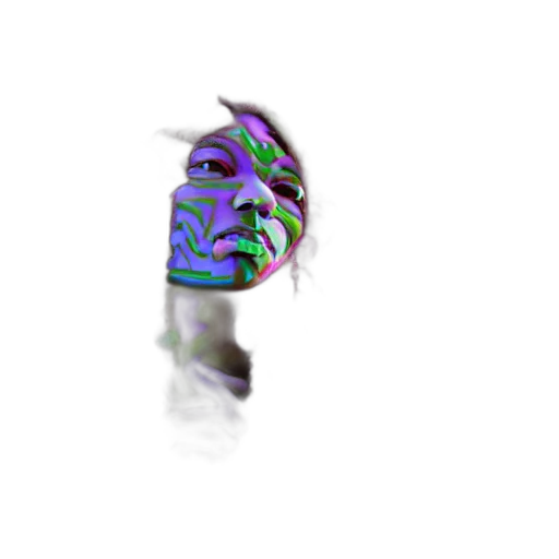 mask, face, robot, creature transparent PNG cut-out